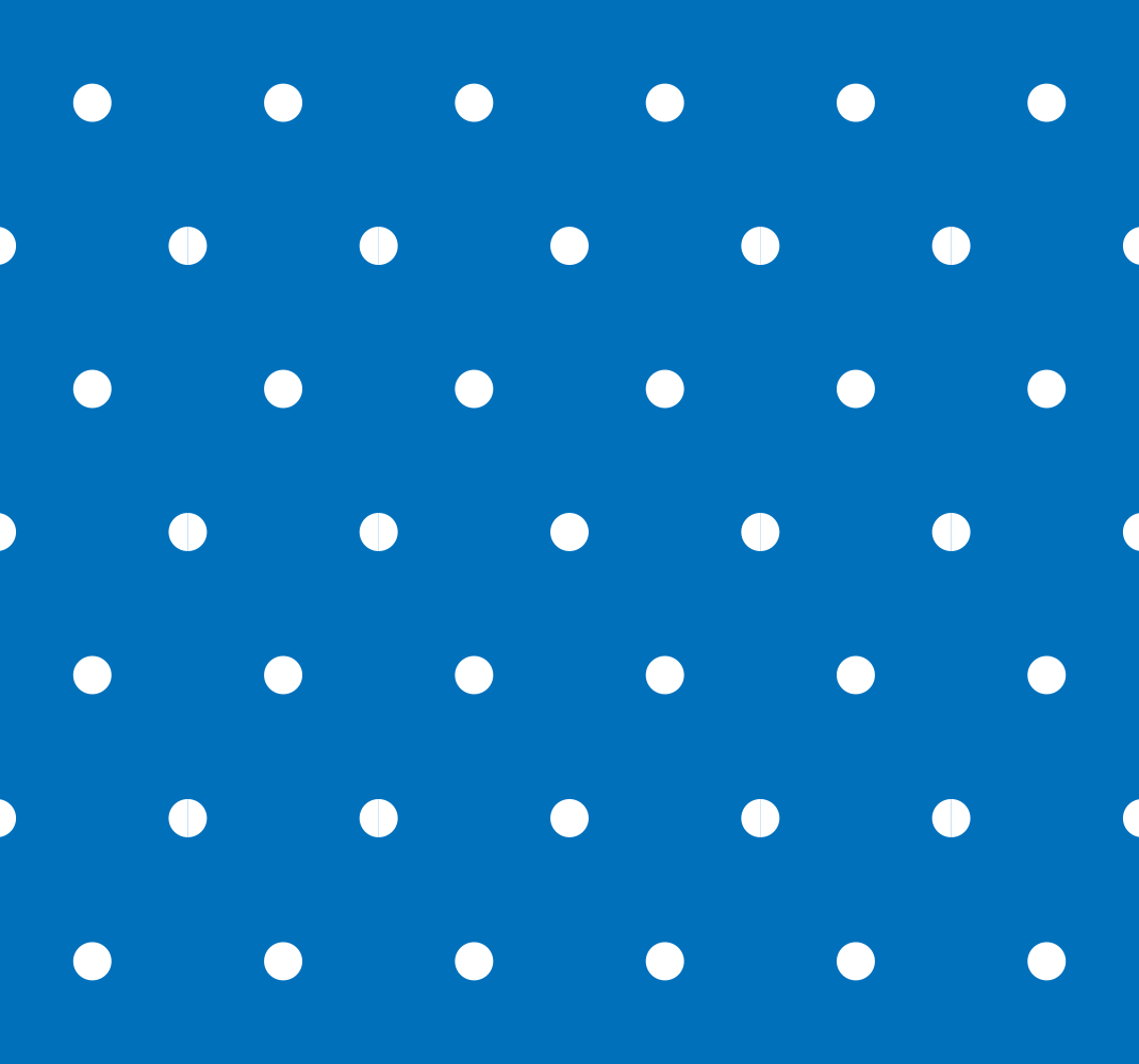 Bedroom vinyl rug with polka dots on blue - TenStickers