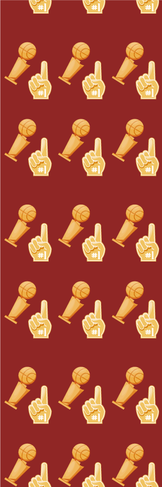 Bedroom vinyl rug basketball court design - TenStickers