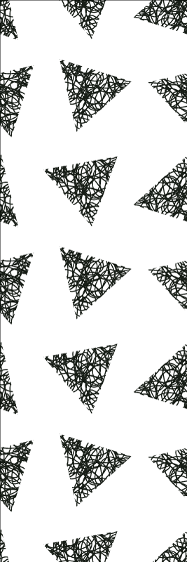 Bedroom vinyl rug with unique weathered pieces pattern - TenStickers