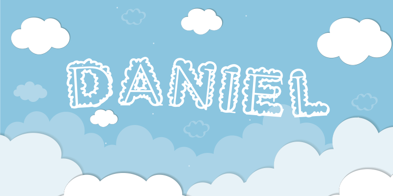 Cloudy Sky Personalization bedroom rug - TenStickers