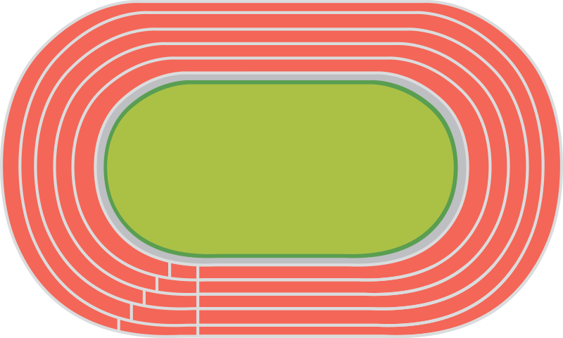 Racetrack Playtime road vinyl rug - TenStickers