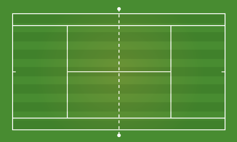 Tennis Court road vinyl rug - TenStickers