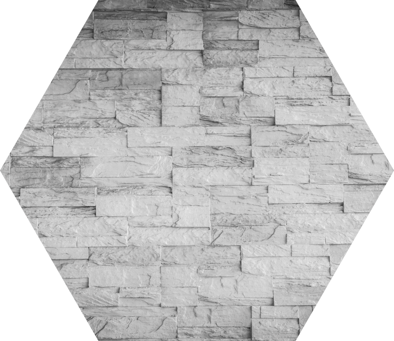 Stone Texture stone effect vinyl rug - TenStickers