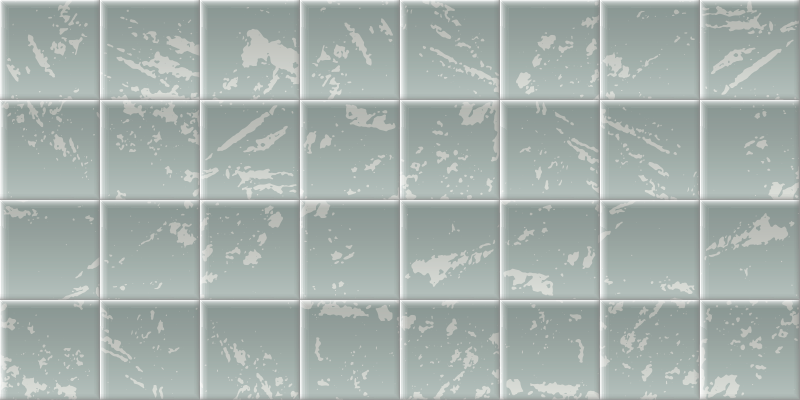 Marbled Tile Effect bathroom vinyl rug - TenStickers