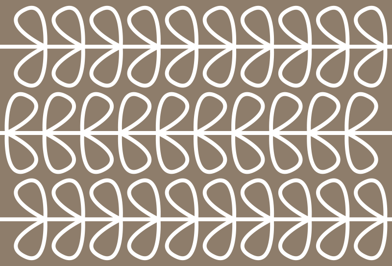 Geometric Loop Pattern geometric vinyl rug - TenStickers