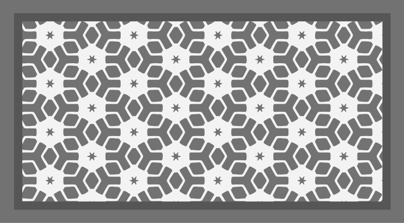 Geometric Bathroom Mat bathroom vinyl rug - TenStickers