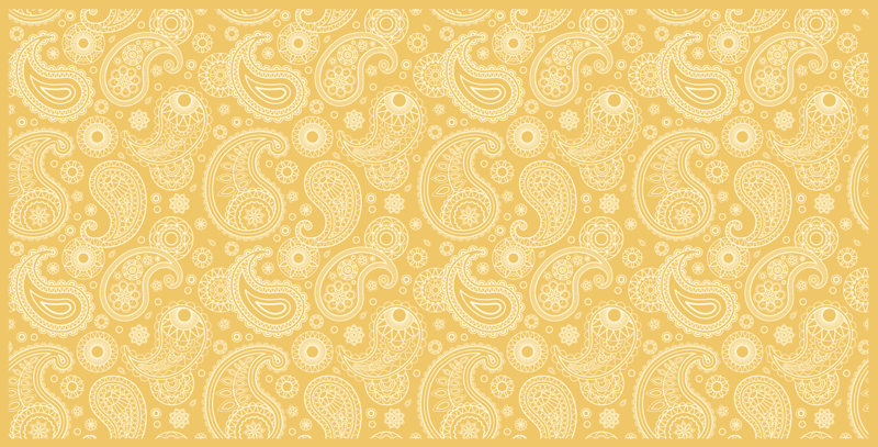Paisley Intricacy textured vinyl rug - TenStickers