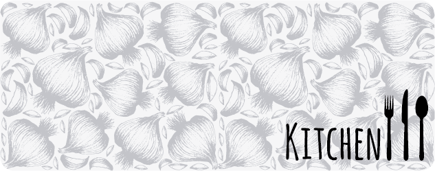 Kitchen Utensil Illustration kitchen vinyl rug - TenStickers