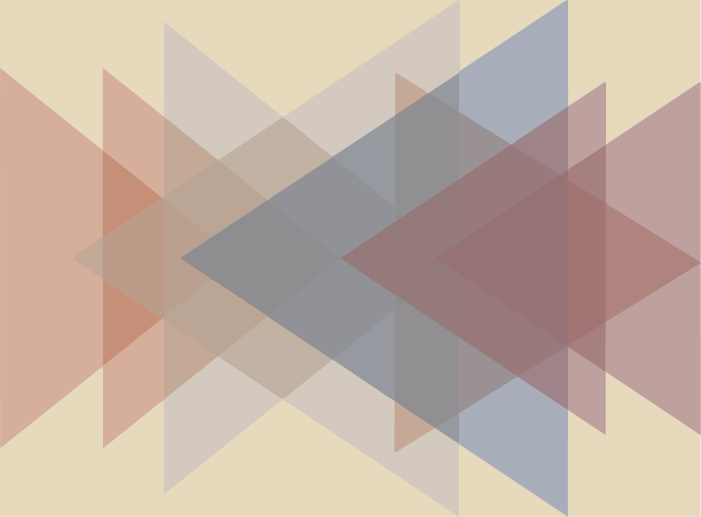 Geometric Overlap geometric vinyl rug - TenStickers