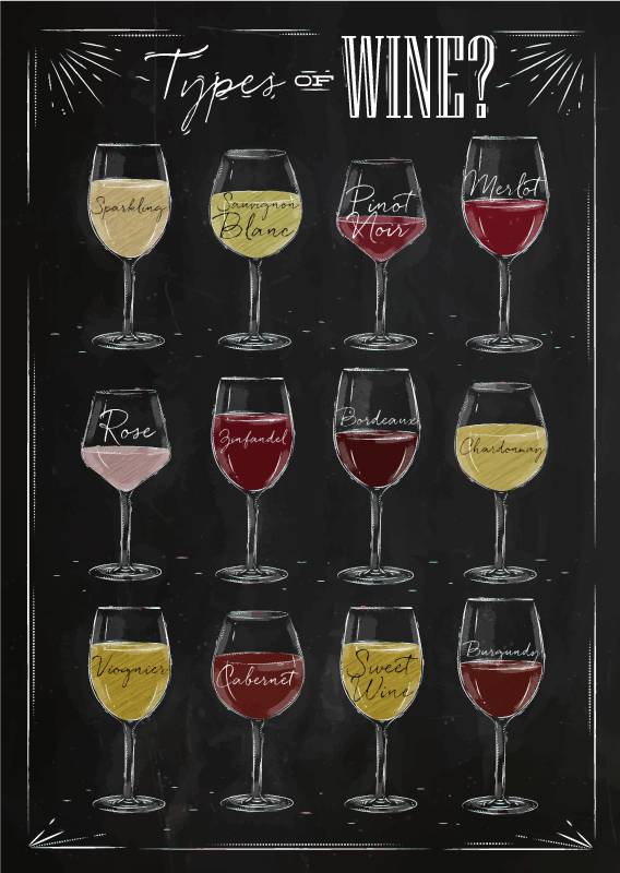 type of wines black custom rug - TenStickers