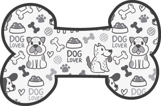 Puppy Playfulness animal vinyl rug - TenStickers