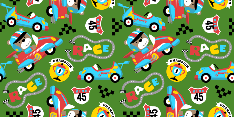 Vinyl rug circuit formula 1 road for kids - TenStickers