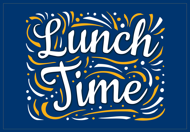 Lunch Time Swirls custom rug - TenStickers