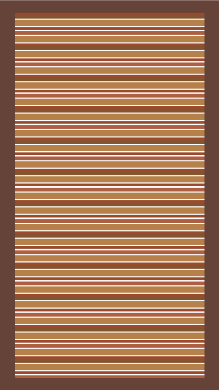 Striped Motif striped vinyl rug - TenStickers