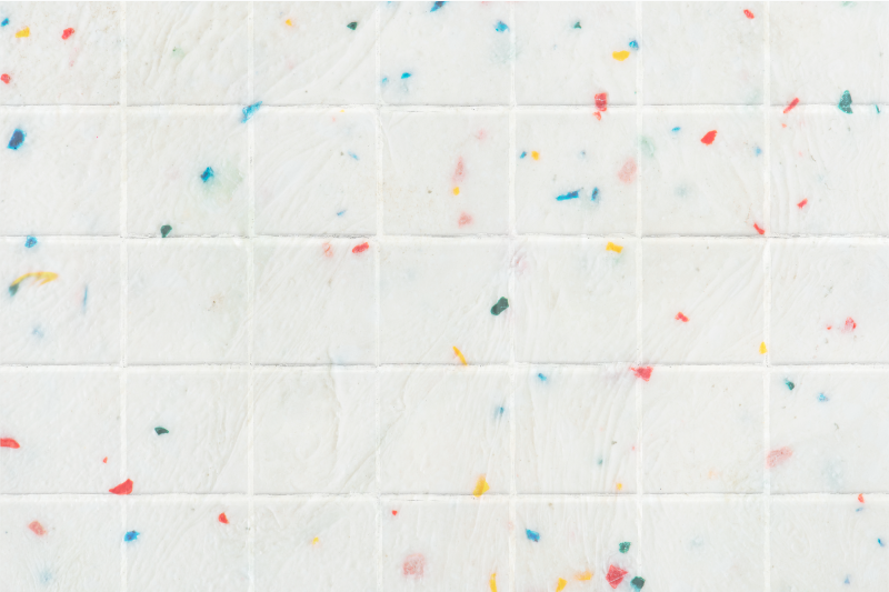 Terrazzo Tile Pattern tile vinyl rug - TenStickers