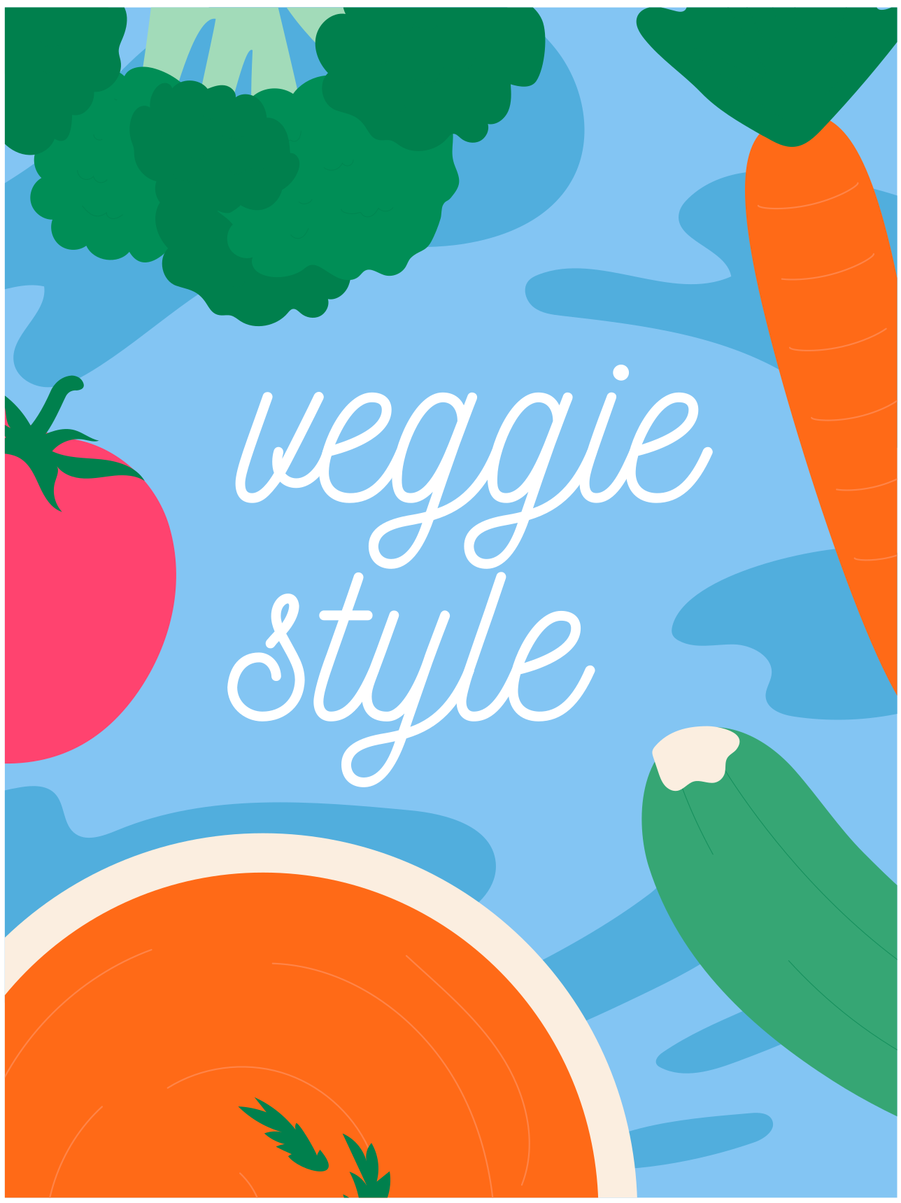 Veggie Style Decor custom rug - TenStickers