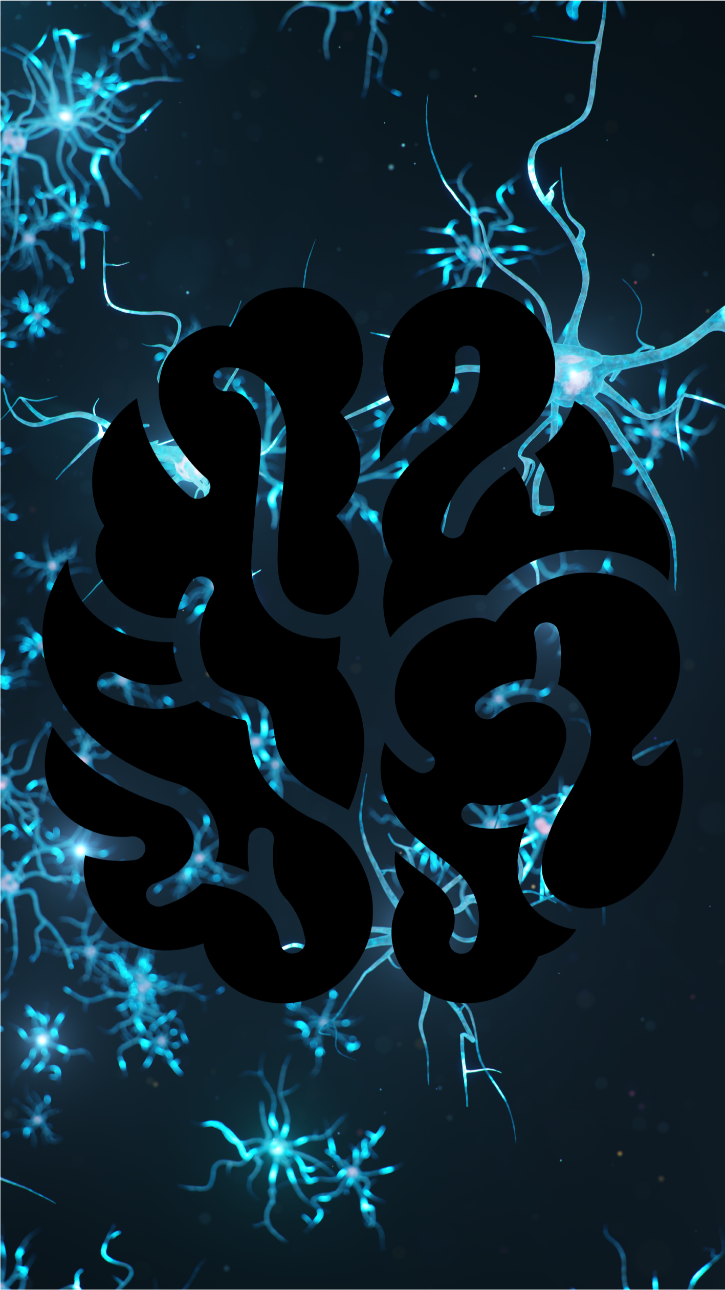 Neural Pathways textured vinyl rug - TenStickers