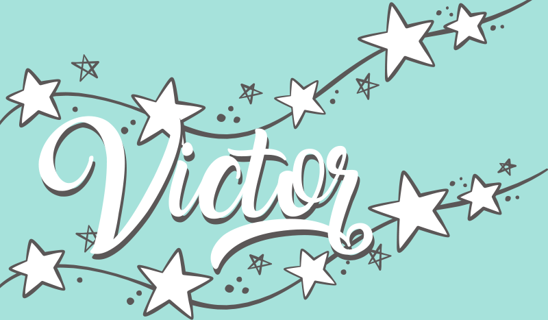 Customizable Stardust custom vinyl rug - TenStickers