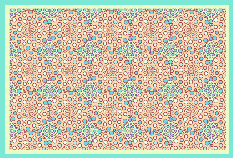 Graceful botanical print bedroom vinyl rug - TenStickers