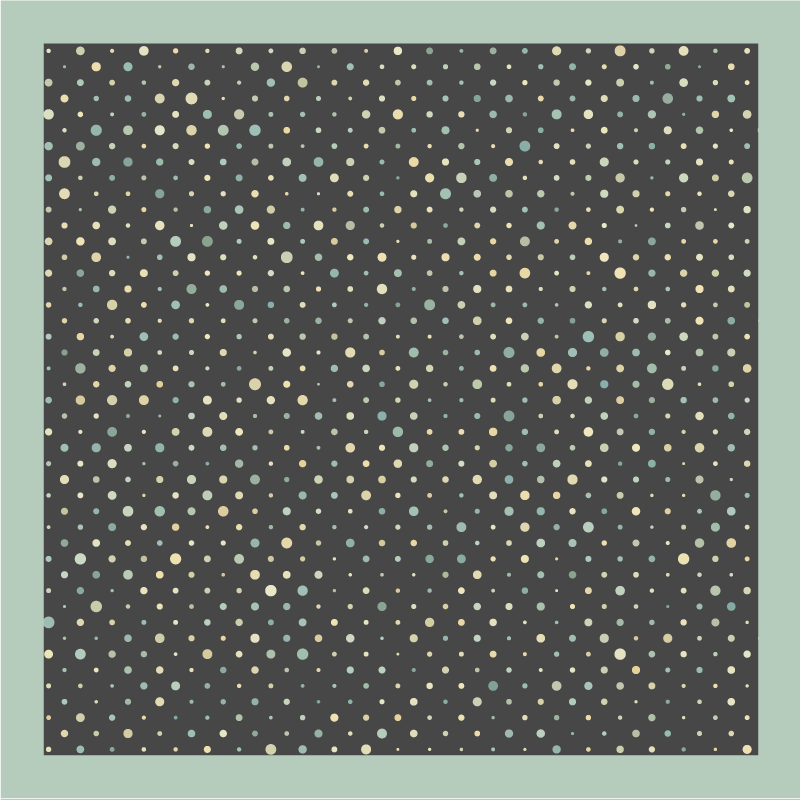 Polka-Dot Pattern striped vinyl rug - TenStickers