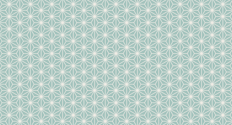 Green star burst geometric vinyl rug - TenStickers