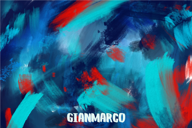 Custom vinyl rug in abstract color explosion - TenStickers