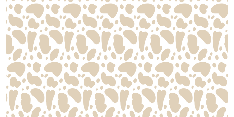Beige giraffe spots animal print vinyl rug - TenStickers