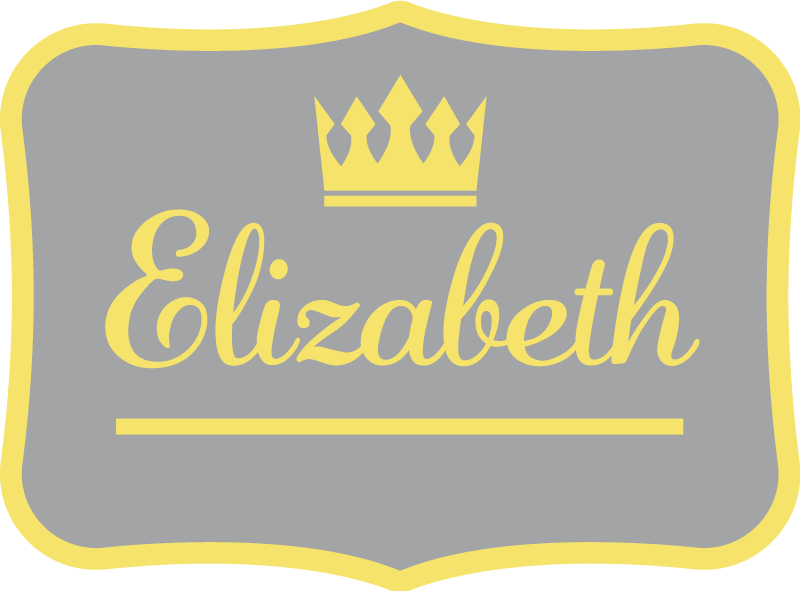 Personalised royal crown entrance hall vinyl rug - TenStickers