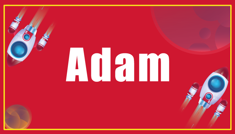 Rocket with custom name kids vinyl rug - TenStickers