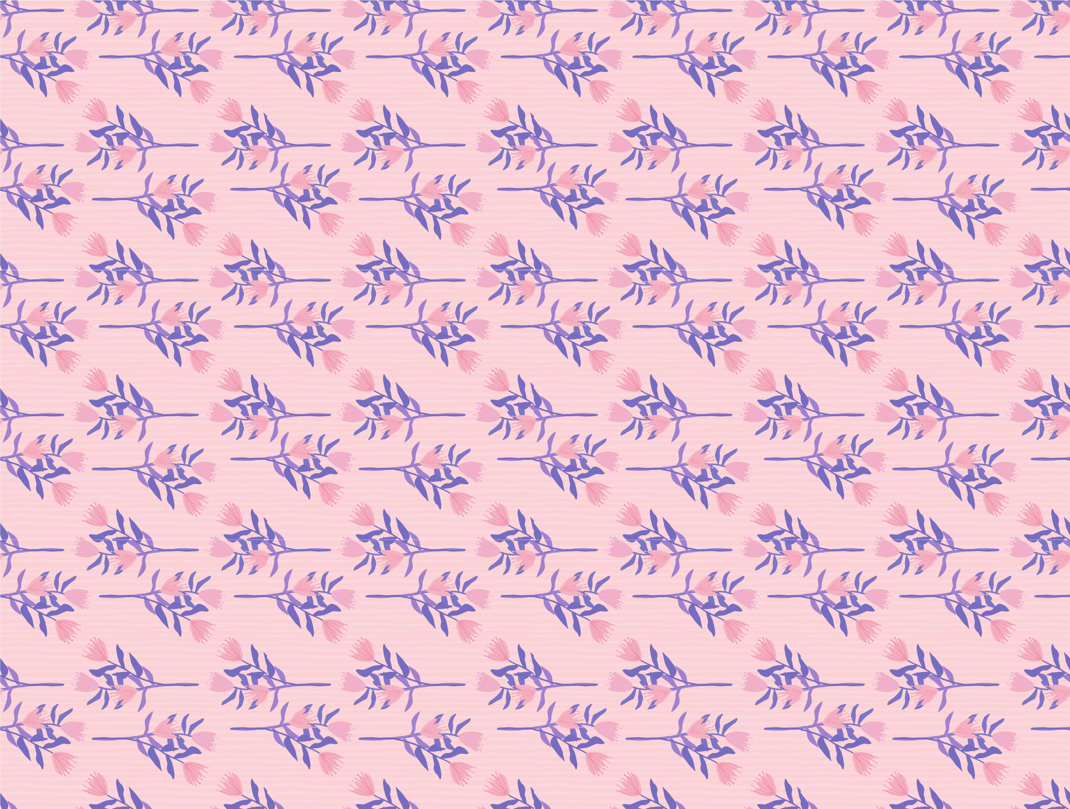 Floral leaf pattern floral vinyl rug - TenStickers