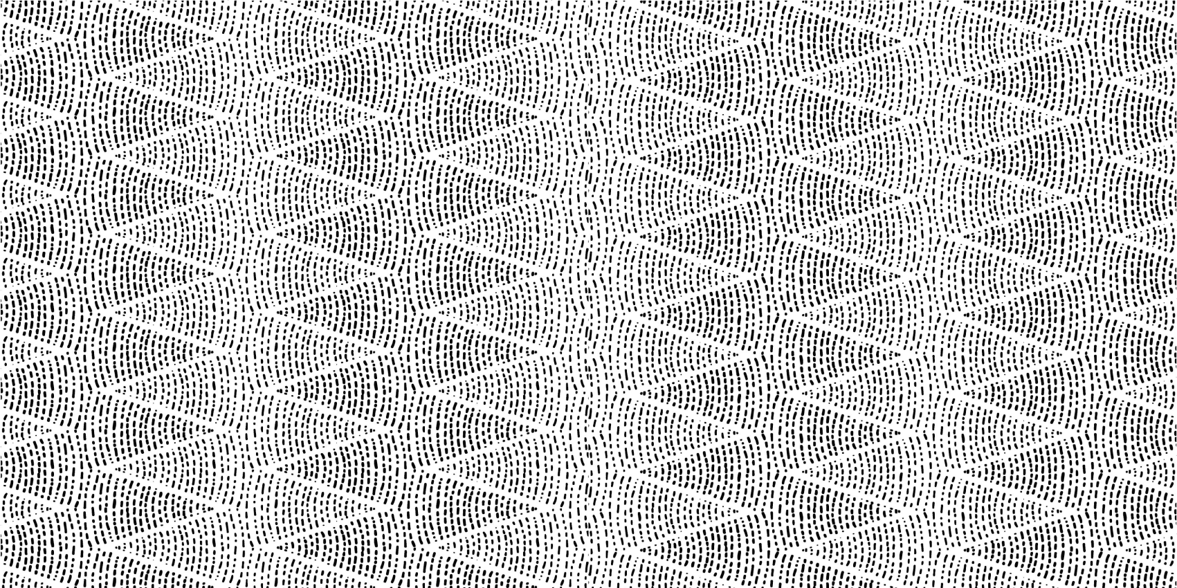 Triangle black waves Scandinavian vinyl rug - TenStickers