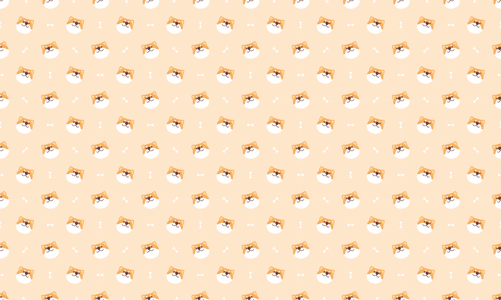 Cute Dog Faces animal vinyl rug - TenStickers