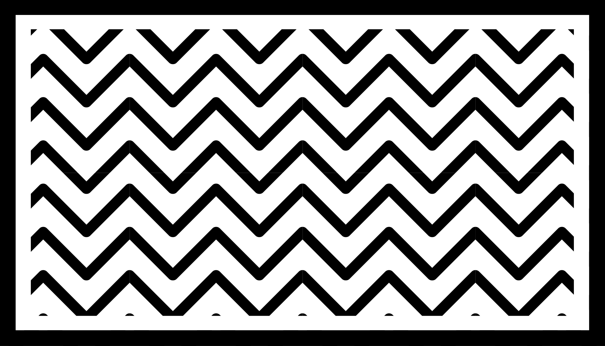 Chevron style entrance hall vinyl rug - TenStickers