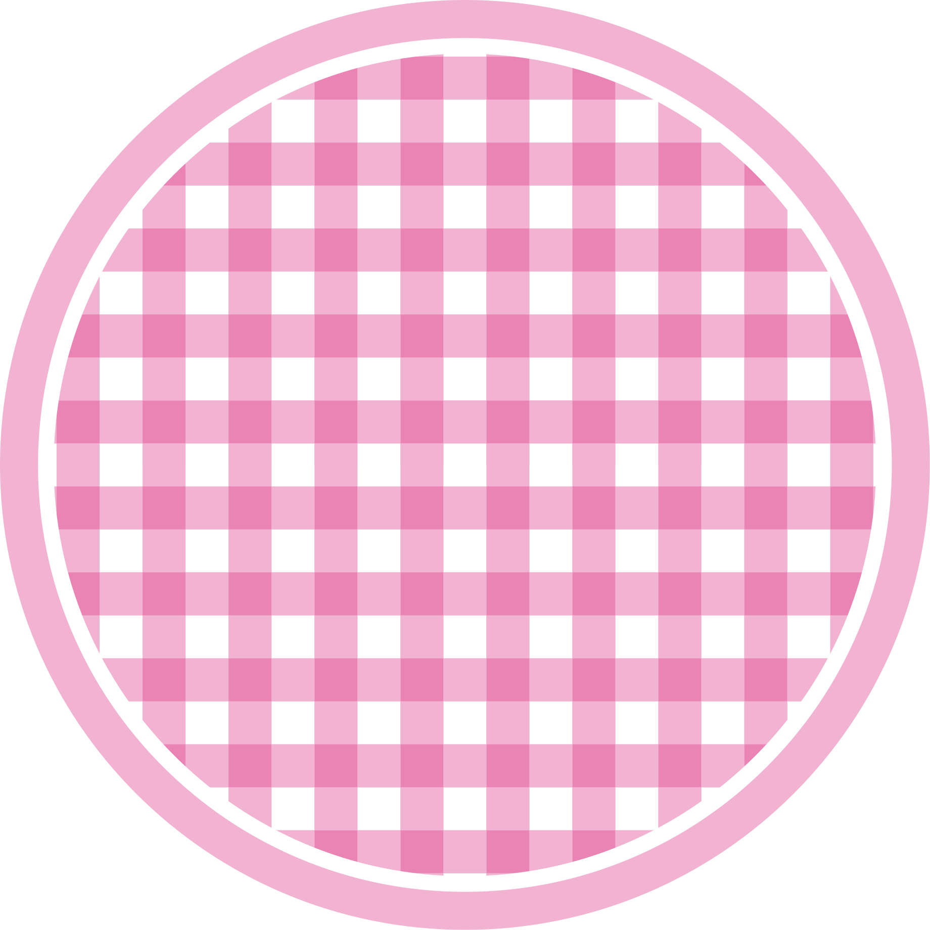 Pink Checkered Style kids vinyl rug - TenStickers