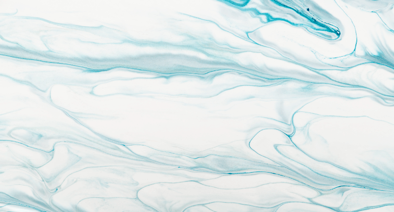 Soothing Aqua Swirls bathroom vinyl rug - TenStickers