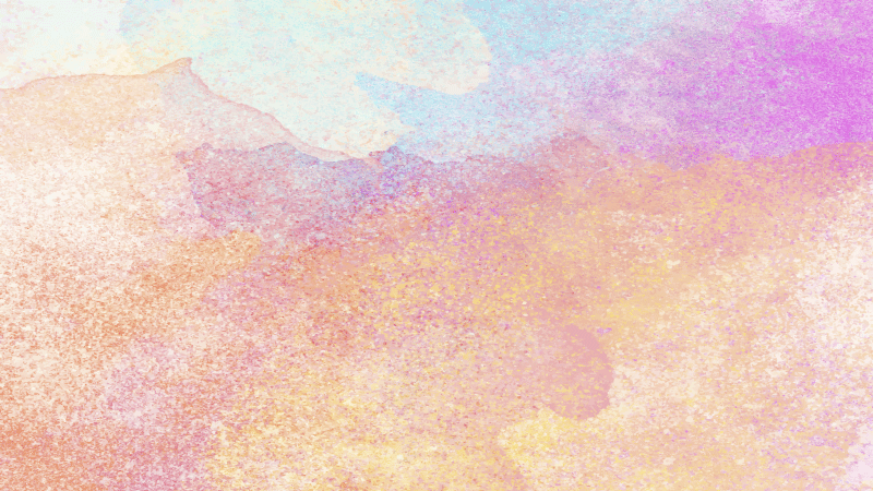 Orange and blue cream watercolor texture carpet - TenStickers