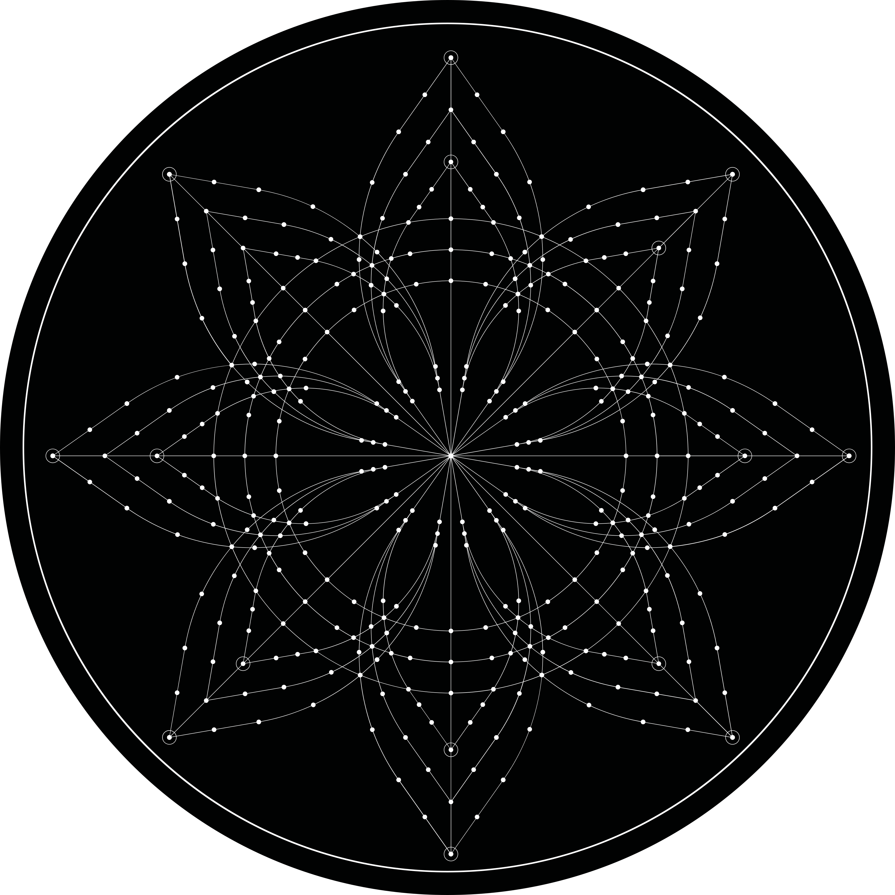Star constellation  mandala vinyl rug - TenStickers