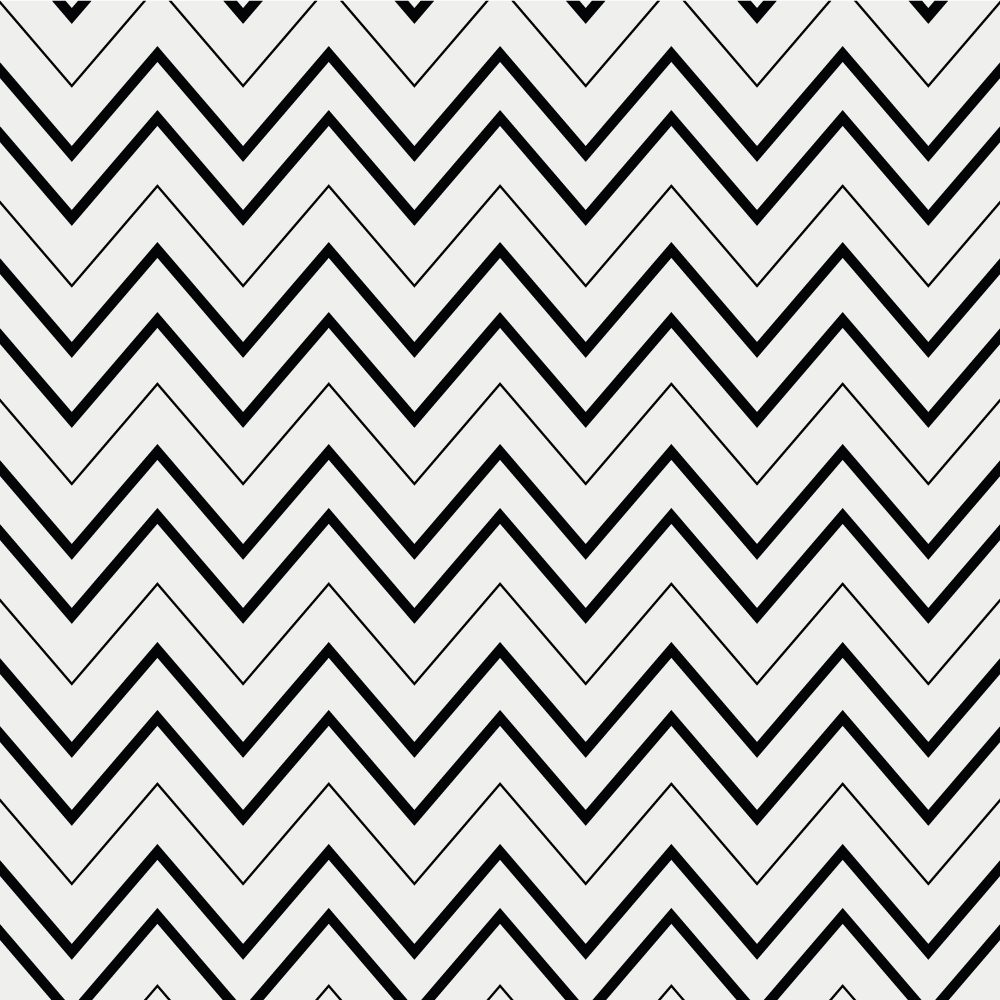 Minimal vinyl rug in chevron pattern style - TenStickers