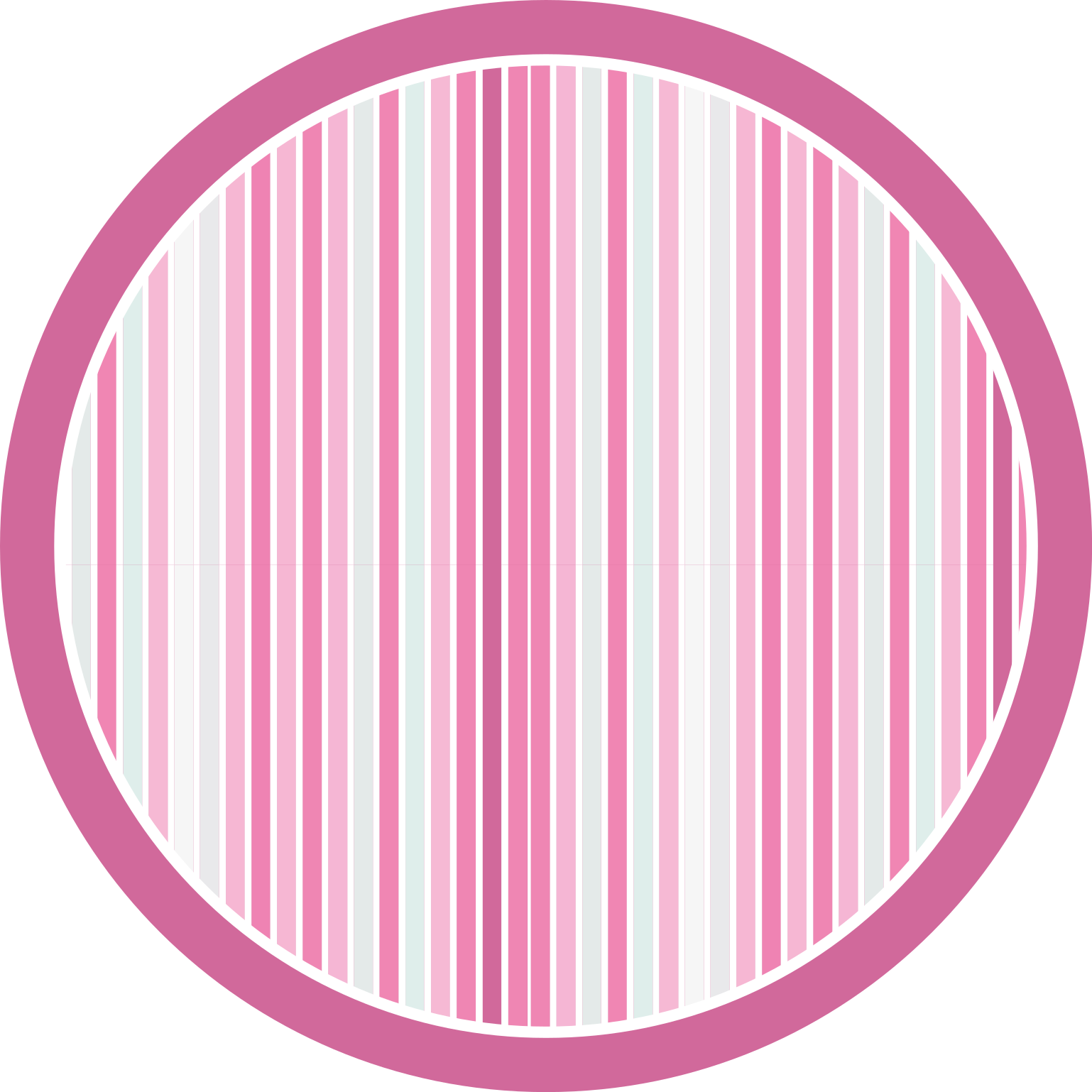 Chic striped style striped vinyl rug - TenStickers