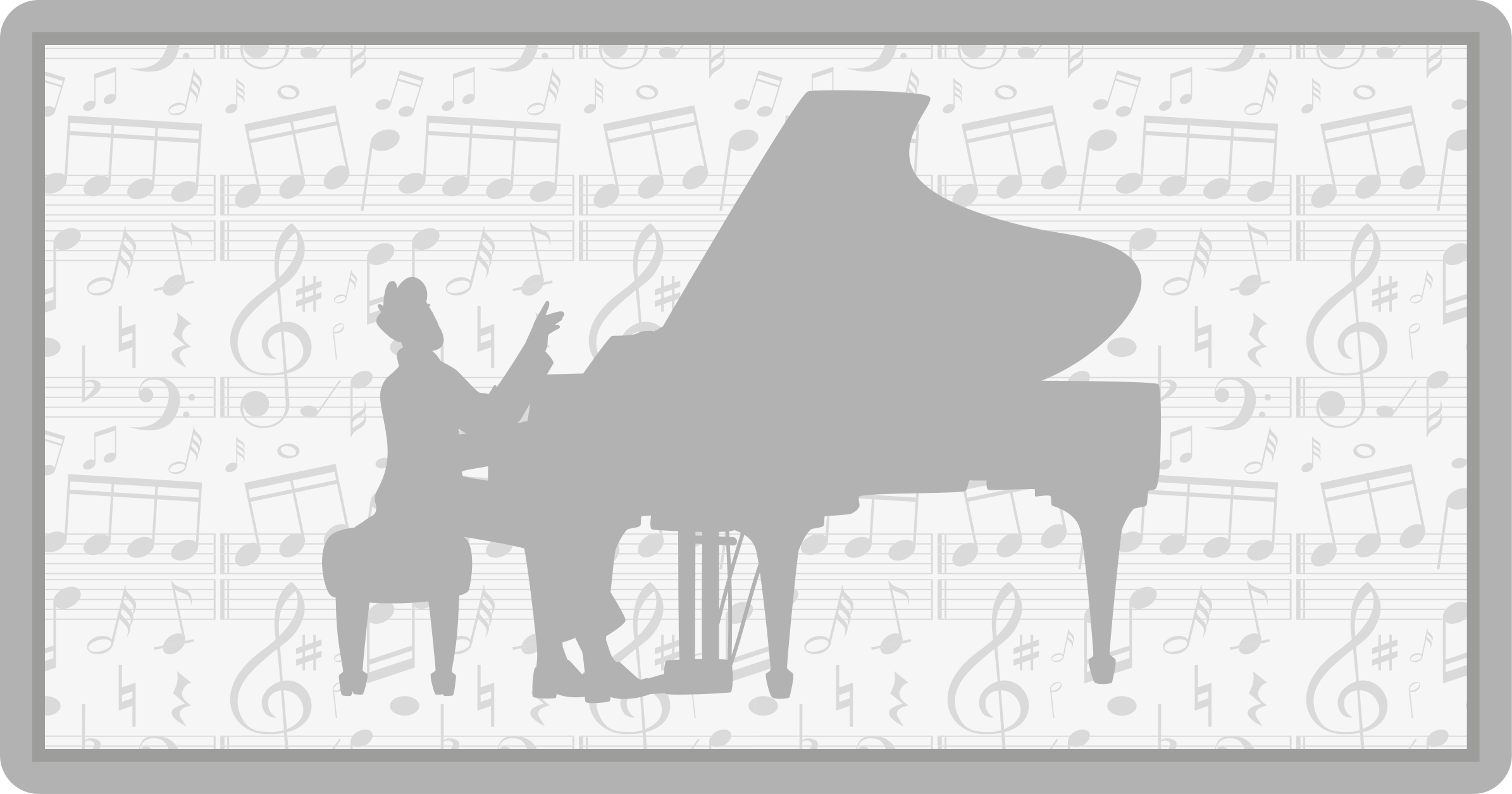 Musical Performance Scene event vinyl rug - TenStickers