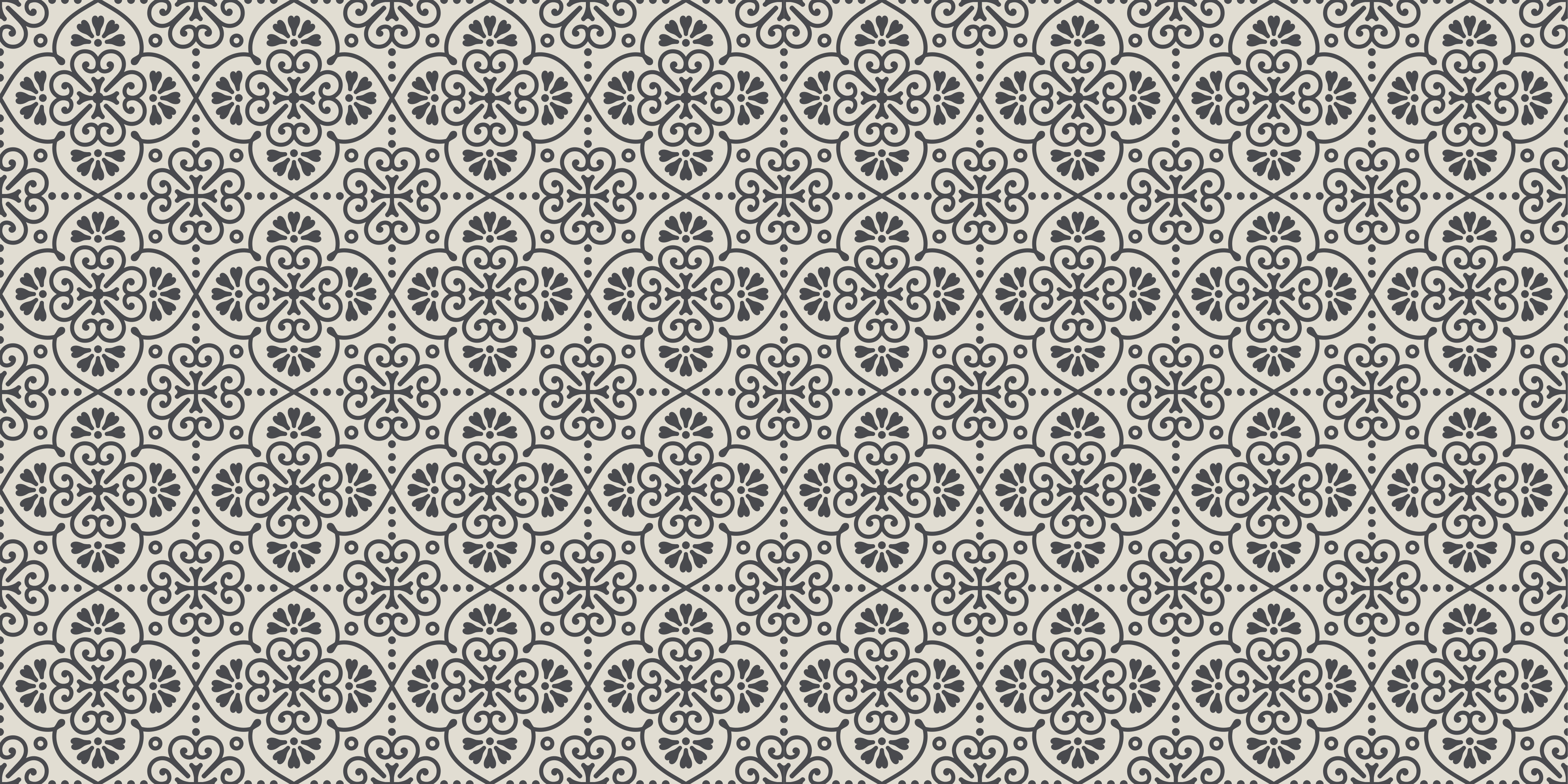 Mosaic vinyl rug elegant mosaic design - TenStickers