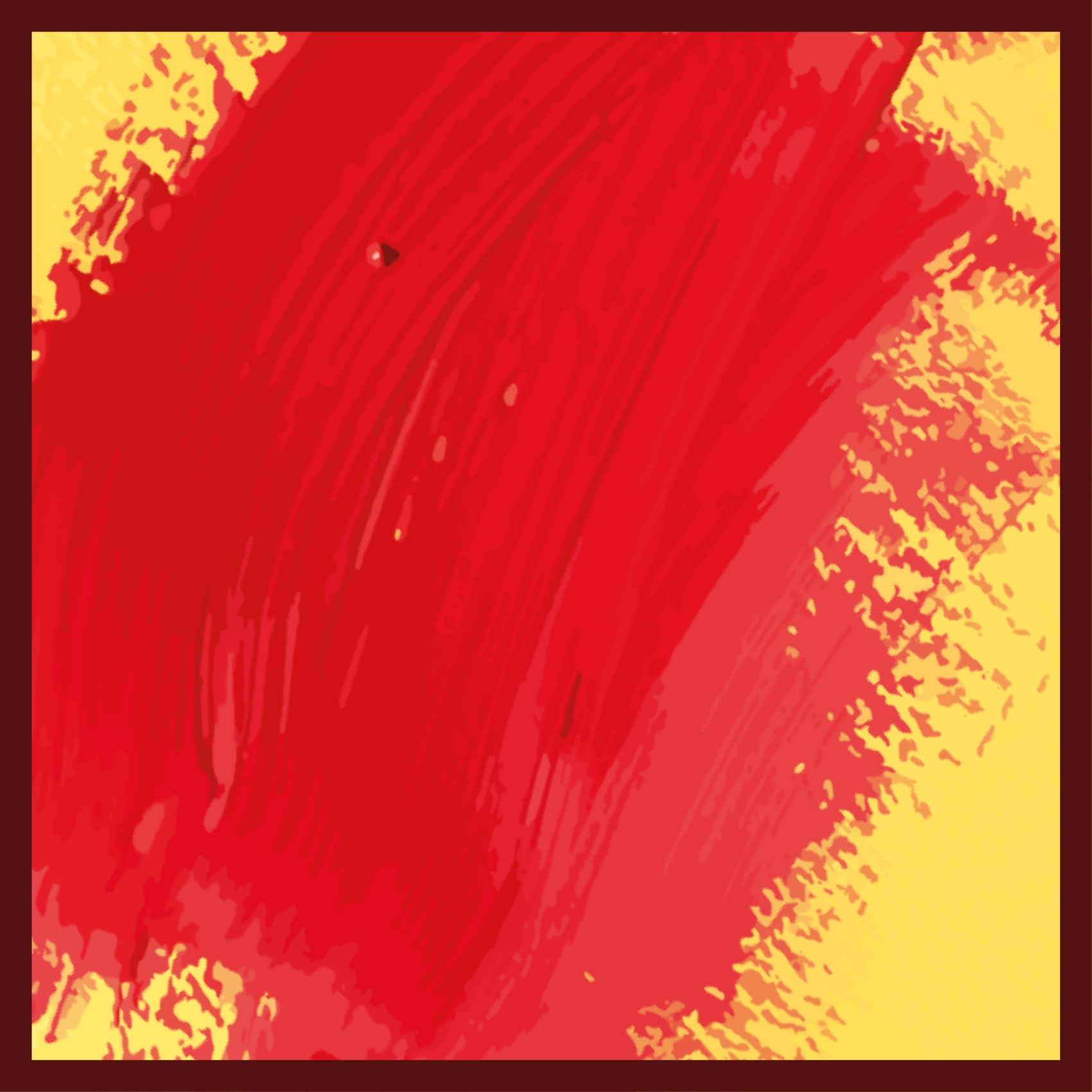 Vibrant colour splash modern vinyl rug - TenStickers