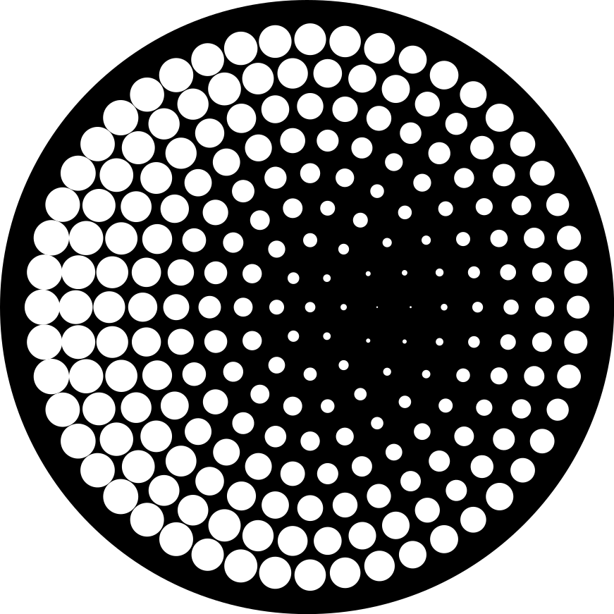 Dotted Pattern geometric vinyl rug - TenStickers