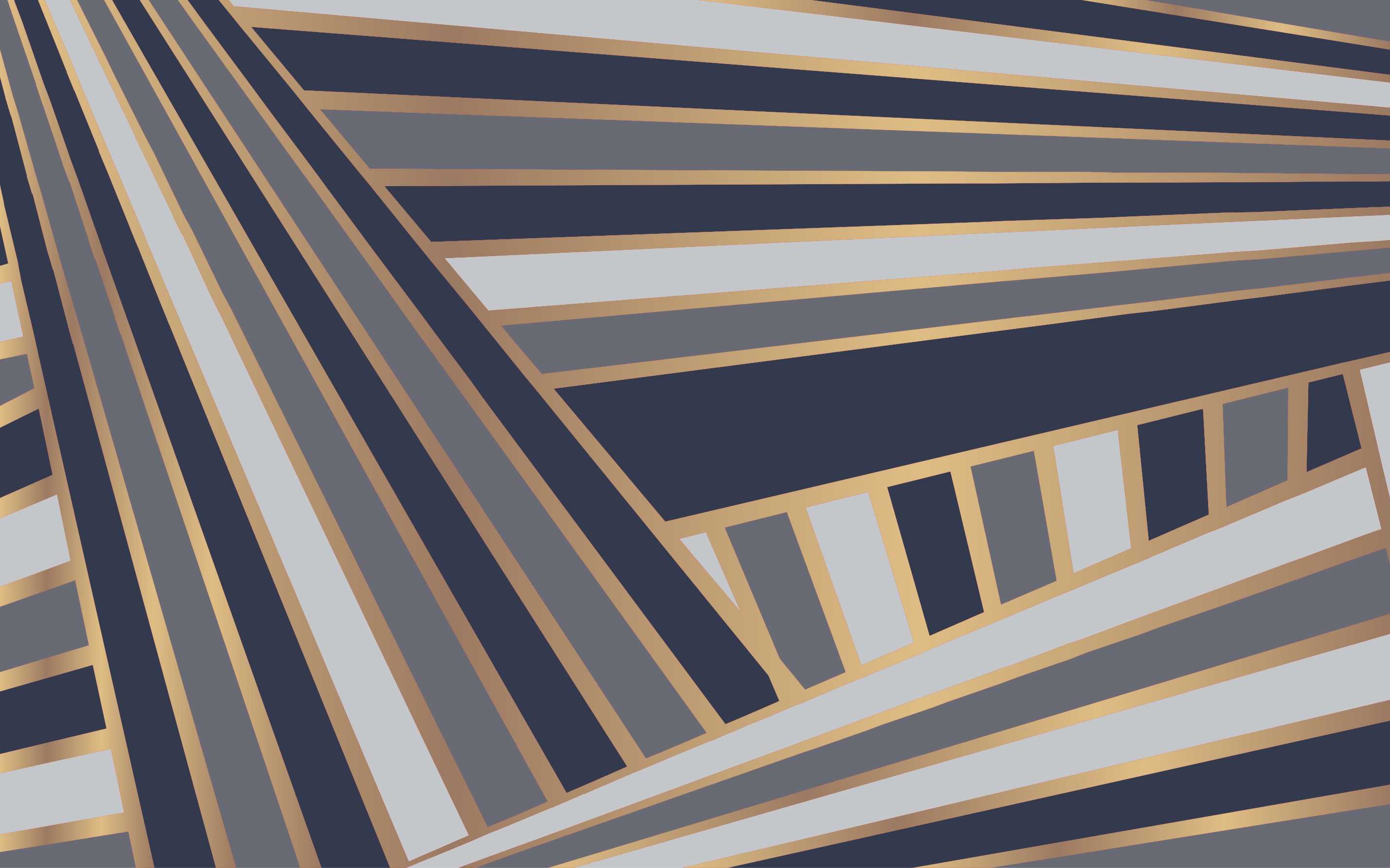 Striking grey motif striped vinyl rug - TenStickers