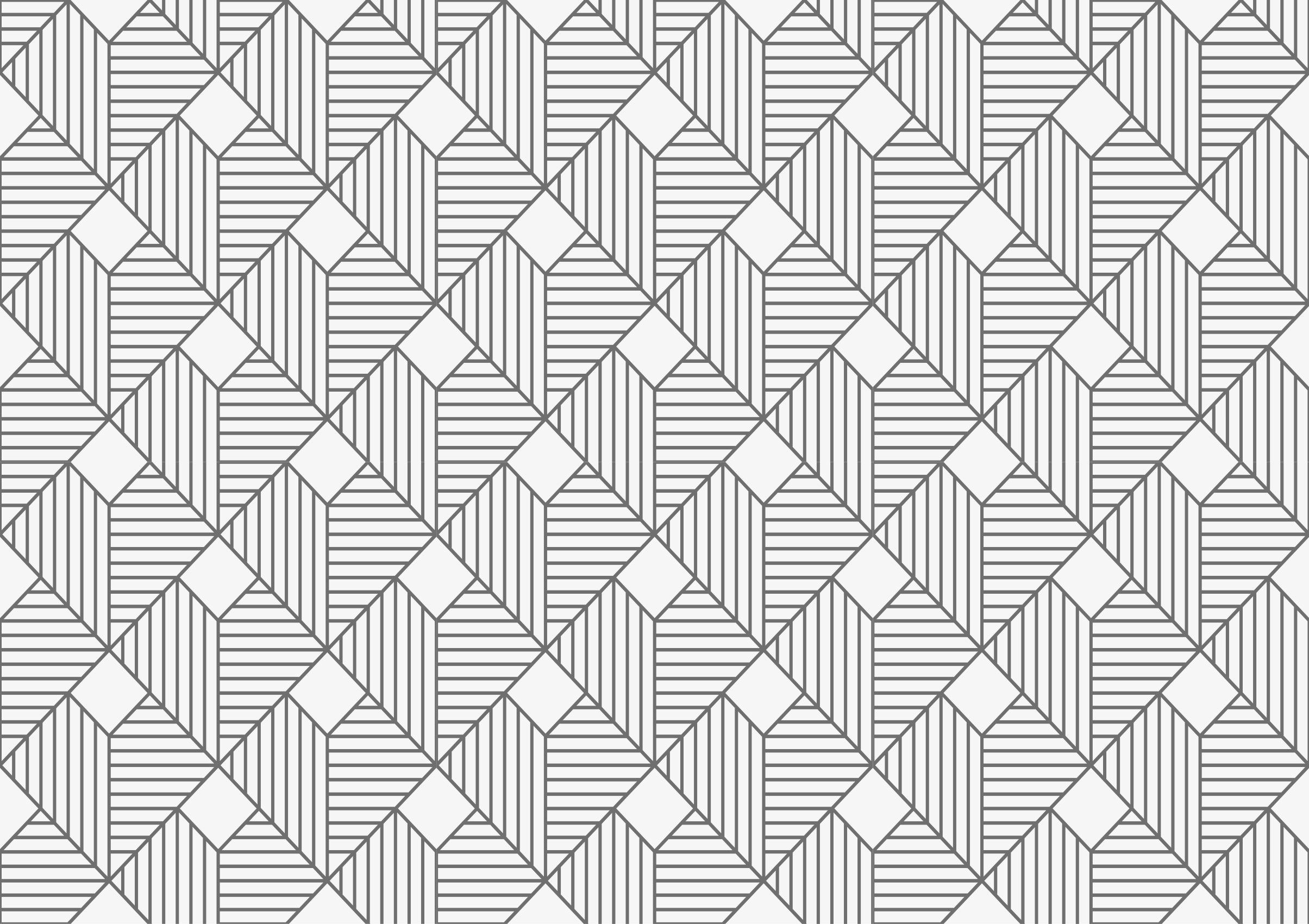 Grey patterned style geometric vinyl rug - TenStickers