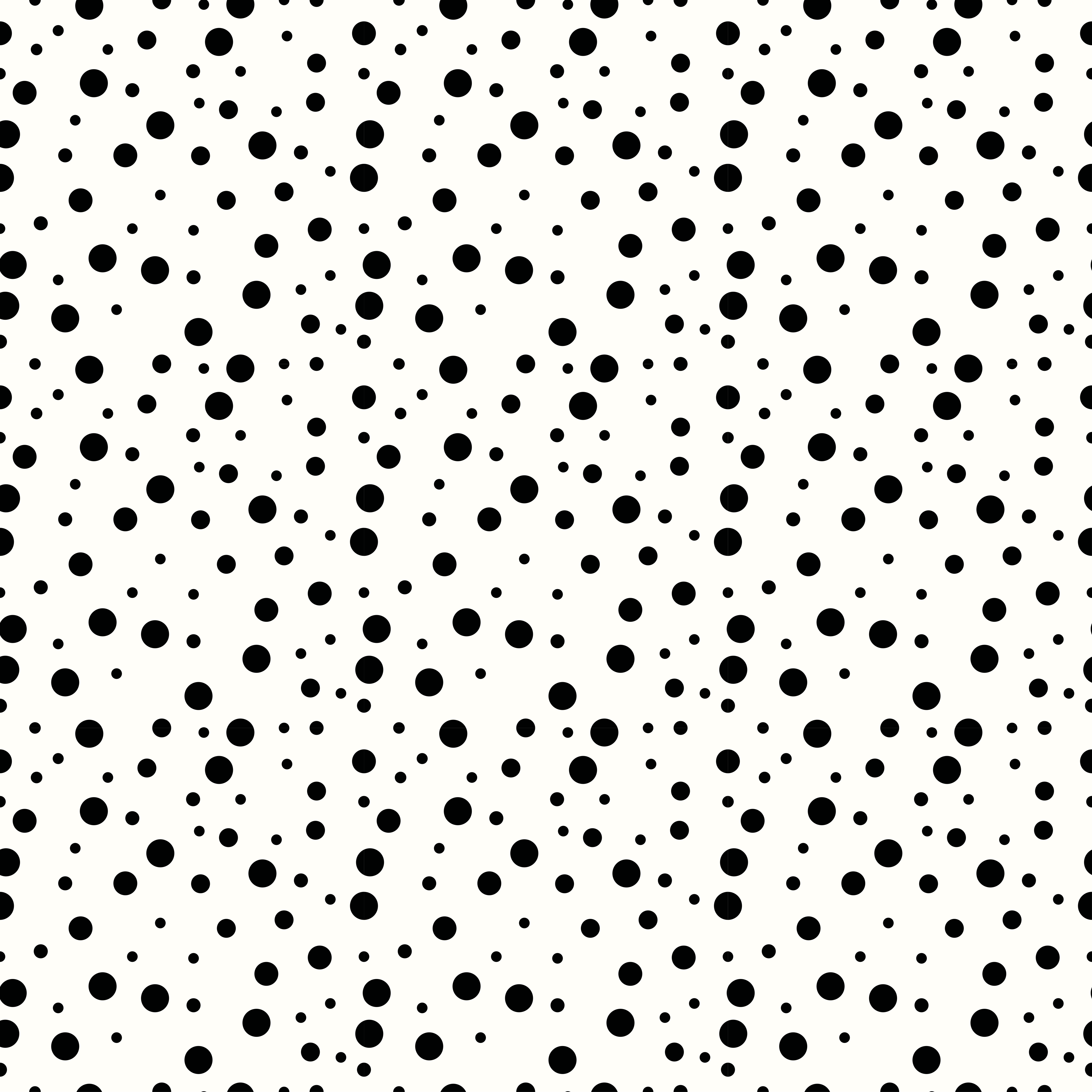 BLACK DOT PATTERN striped vinyl rug - TenStickers