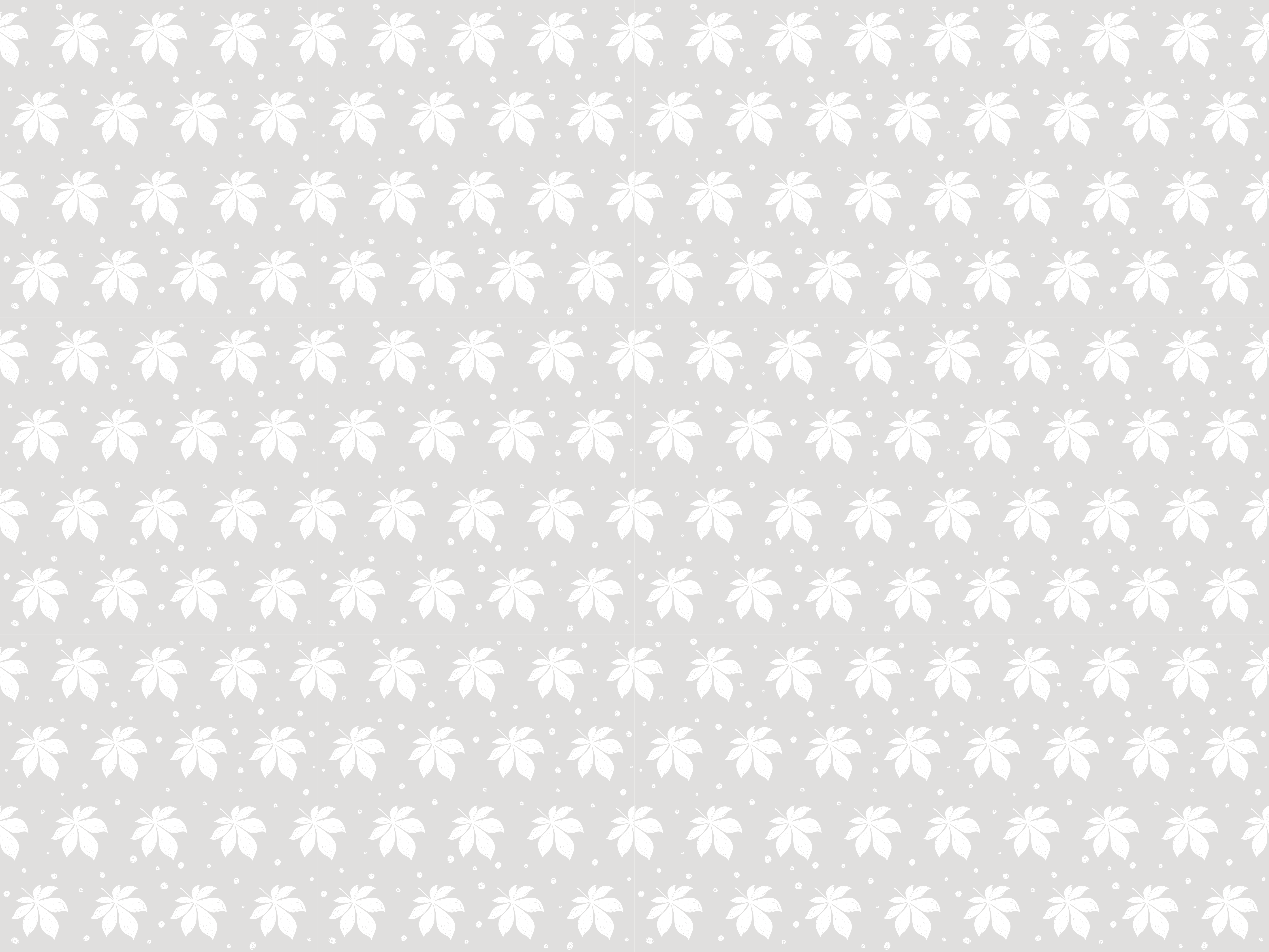 Floral vinyl rug with subtle botanical design - TenStickers