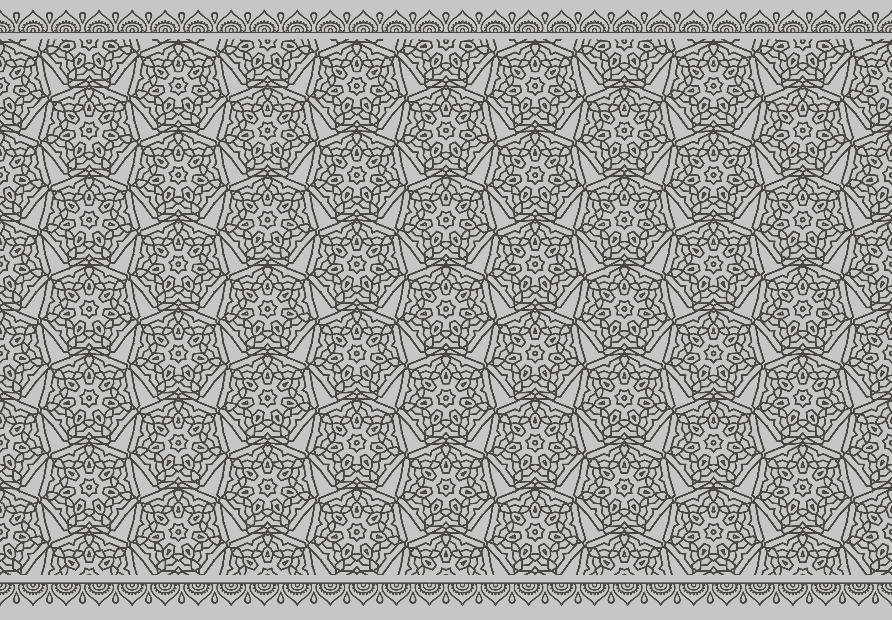 Mandala Symmetry mandala carpet - TenStickers