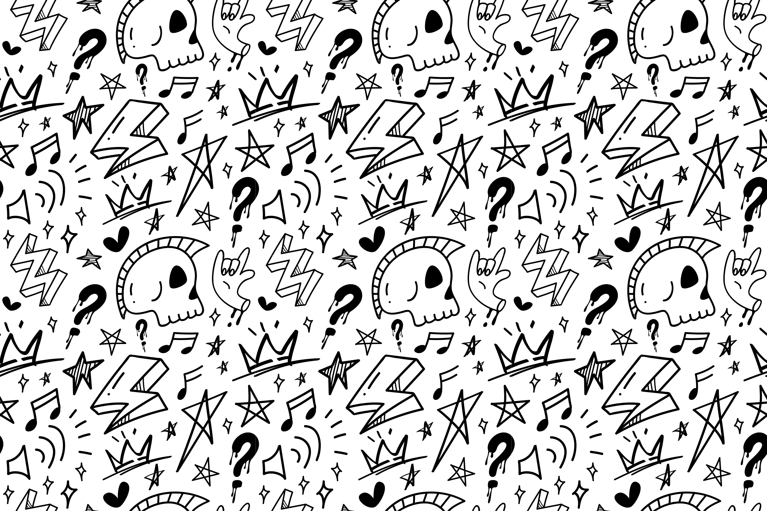 Eclectic Teen Patterns rug for teens - TenStickers