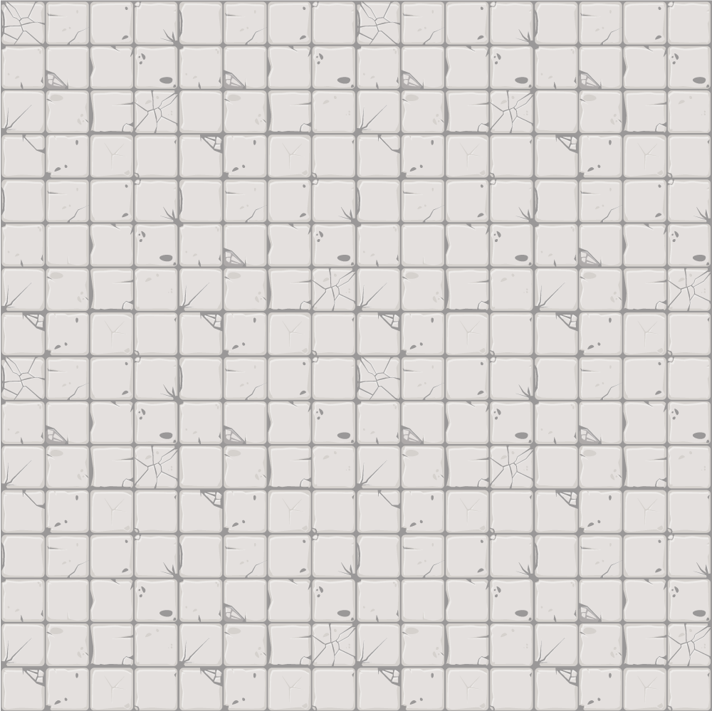 light grey aged tiles tile vinyl rug - TenStickers